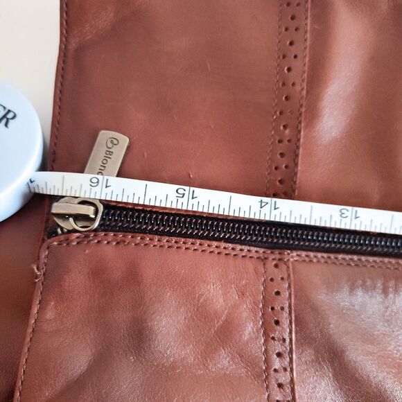 Blondo Size 9 M Leather Knee High Tall Riding Boots Brown Canada Waterproof Warm - Picture 12 of 15